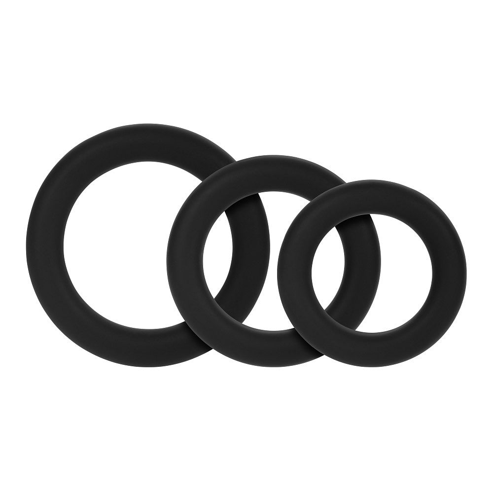 F - 61: 3 PIECE C - RING SET 100% SILICONE (1.2'', 1.8", 1.57") – Sex toys NZ by Naughtyhut. Discreet delivery nationwide.