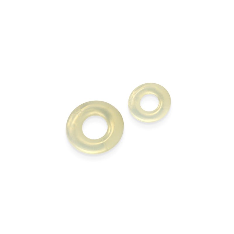 Buy Fantasia - Double Stack - Amber - Amber Cock Rings - Set of 2 Sizes – Naughtyhut NZ sex toys online. Discreet delivery & top brands.