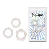 Buy Fantasia - Intensity Rings - Pearl - Pearlescent Beaded Cock Rings - Set of 3 Sizes – Naughtyhut NZ sex toys online. Discreet delivery & top brands.