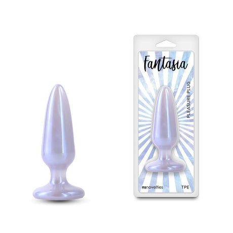 Buy Fantasia - Pleasure Plug - Small - Azure - Blue 10.3 cm Small Butt Plug – Naughtyhut NZ sex toys online. Discreet delivery & top brands.
