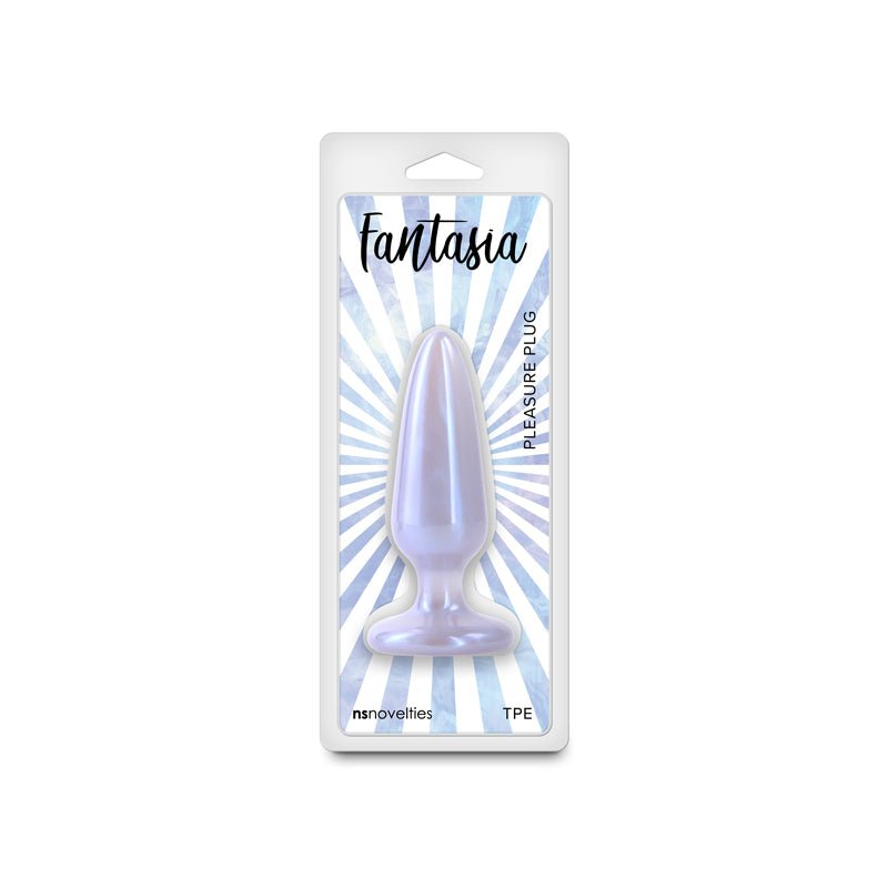 Buy Fantasia - Pleasure Plug - Small - Azure - Blue 10.3 cm Small Butt Plug – Naughtyhut NZ sex toys online. Discreet delivery & top brands.