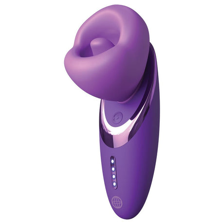 Buy Fantasy For Her Pleasure Sucker - Purple USB Rechargeable Sucking, Licking & Vibrating Stimulator – Naughtyhut NZ sex toys online. Discreet delivery & top brands.