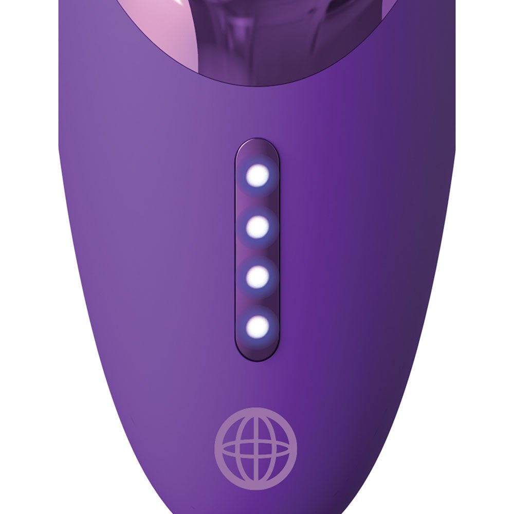 Buy Fantasy For Her Pleasure Sucker - Purple USB Rechargeable Sucking, Licking & Vibrating Stimulator – Naughtyhut NZ sex toys online. Discreet delivery & top brands.
