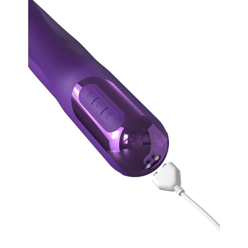 Buy Fantasy For Her Super SoniX Thruster - Purple USB Rechargeable Thrusting Rabbit Vibrator – Naughtyhut NZ sex toys online. Discreet delivery & top brands.