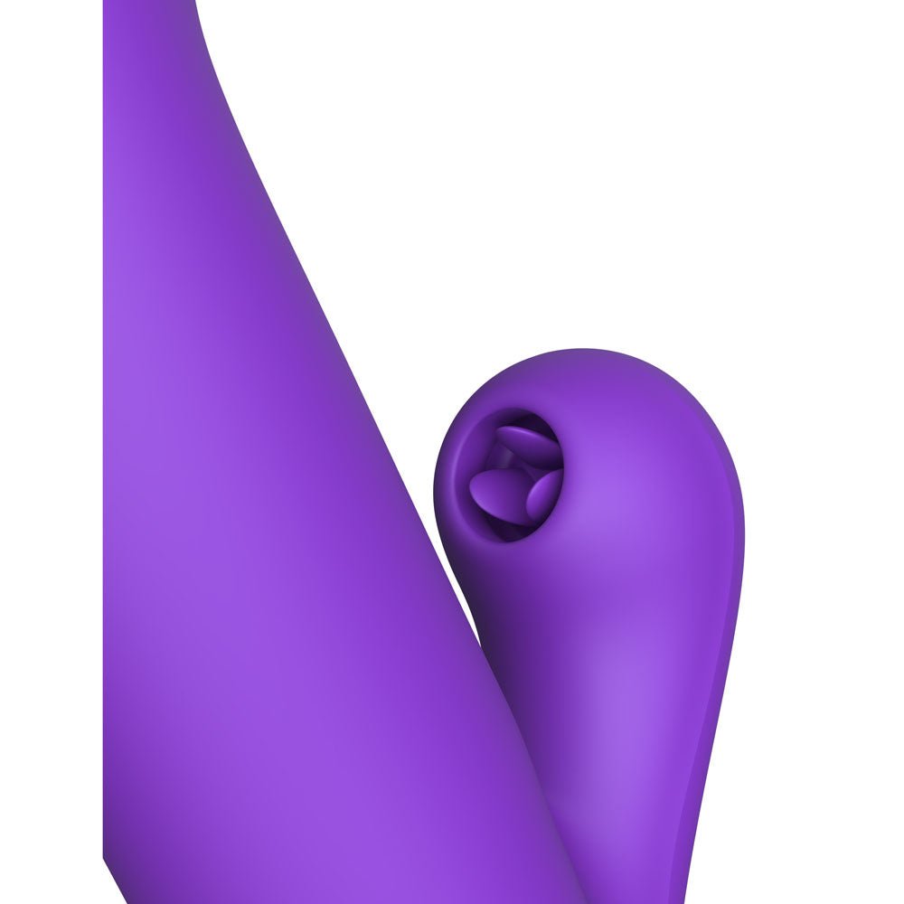 Buy Fantasy For Her Super SoniX Thruster - Purple USB Rechargeable Thrusting Rabbit Vibrator – Naughtyhut NZ sex toys online. Discreet delivery & top brands.
