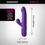 Buy Fantasy For Her Super SoniX Thruster - Purple USB Rechargeable Thrusting Rabbit Vibrator – Naughtyhut NZ sex toys online. Discreet delivery & top brands.
