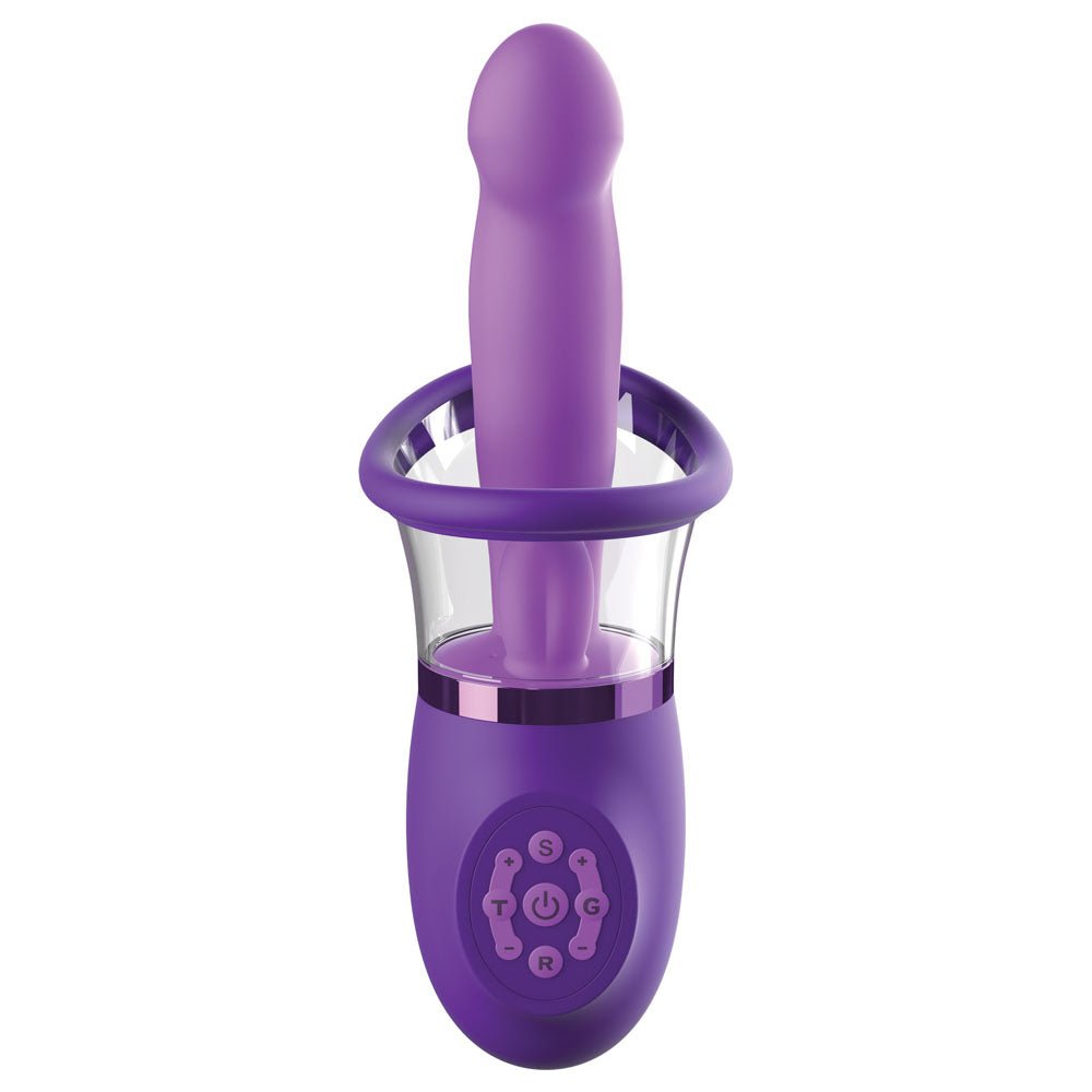 Buy Fantasy For Her Ultimate Pleasure Pro Plus - Purple USB Rechargeable Sucking Licking & Flicking Vibrator – Naughtyhut NZ sex toys online. Discreet delivery & top brands.