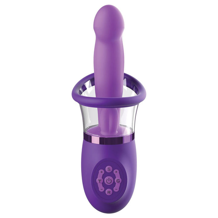 Fantasy For Her Ultimate Pleasure Pro Plus - Purple USB Rechargeable Sucking Licking & Flicking Vibrator – Sex toys NZ by Naughtyhut. Discreet delivery nationwide.