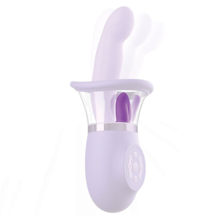Fantasy For Her Ultimate Pleasure Pro Plus - Purple USB Rechargeable Sucking Licking & Flicking Vibrator – Sex toys NZ by Naughtyhut. Discreet delivery nationwide.
