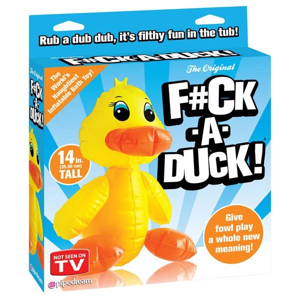 Fck - A - Duck - Inflatable Duck – Sex toys NZ by Naughtyhut. Discreet delivery nationwide.