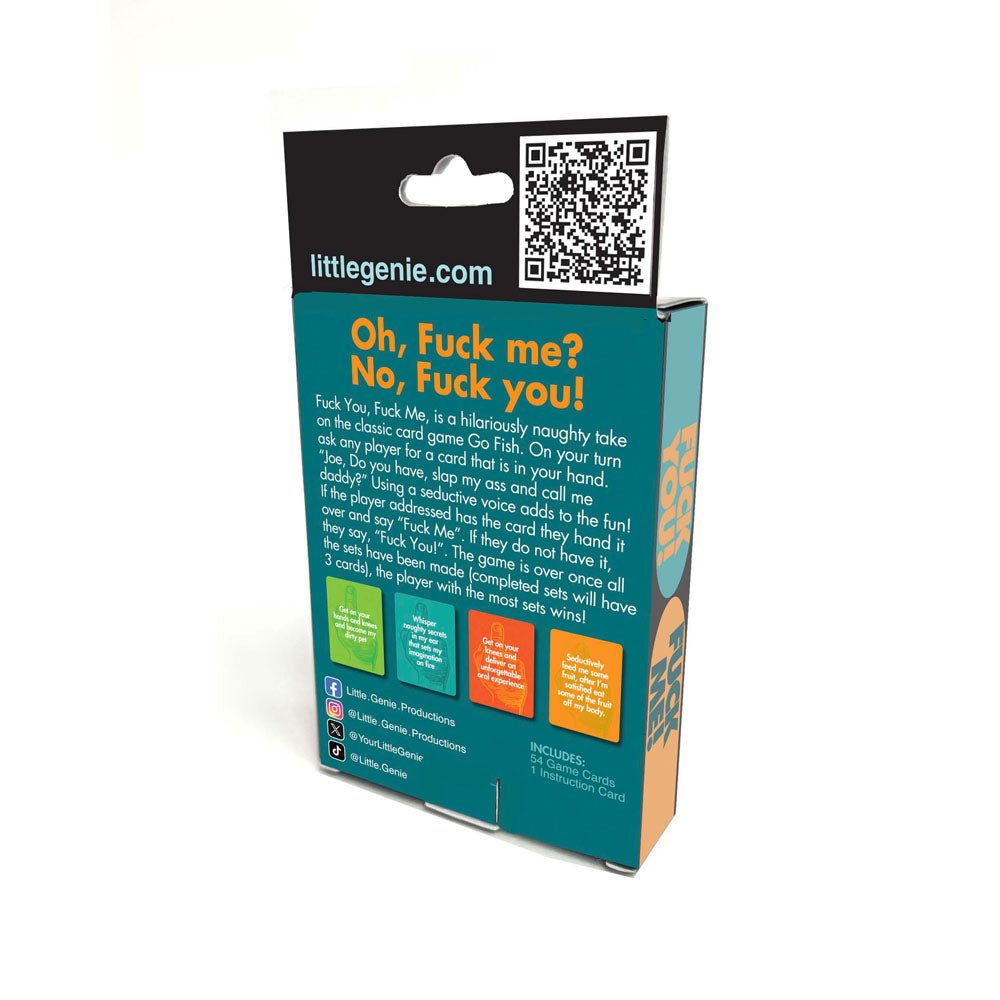 Buy F*ck You, F*ck Me - Party Card Game – Naughtyhut NZ sex toys online. Discreet delivery & top brands.