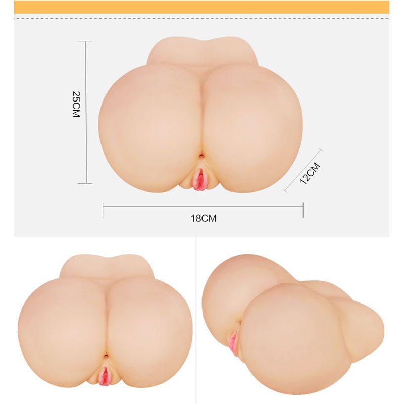 Buy Feel Me Bare Perfect Pussy & Ass - Flesh Doggy Style Masturbator – Naughtyhut NZ sex toys online. Discreet delivery & top brands.