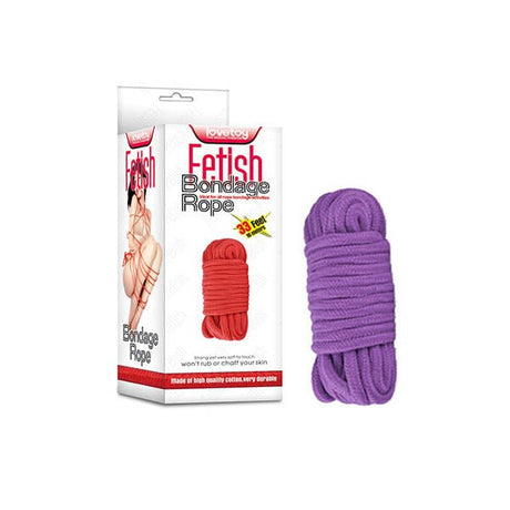 Buy Fetish Bondage Rope - Purple - 10 m Length – Naughtyhut NZ sex toys online. Discreet delivery & top brands.