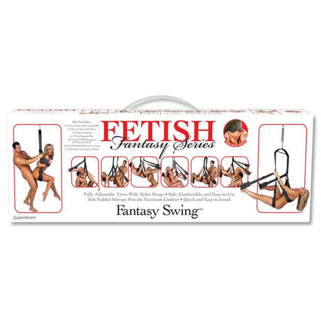 Buy Fetish Fantasy Series Fantasy Swing - Black Swing – Naughtyhut NZ sex toys online. Discreet delivery & top brands.