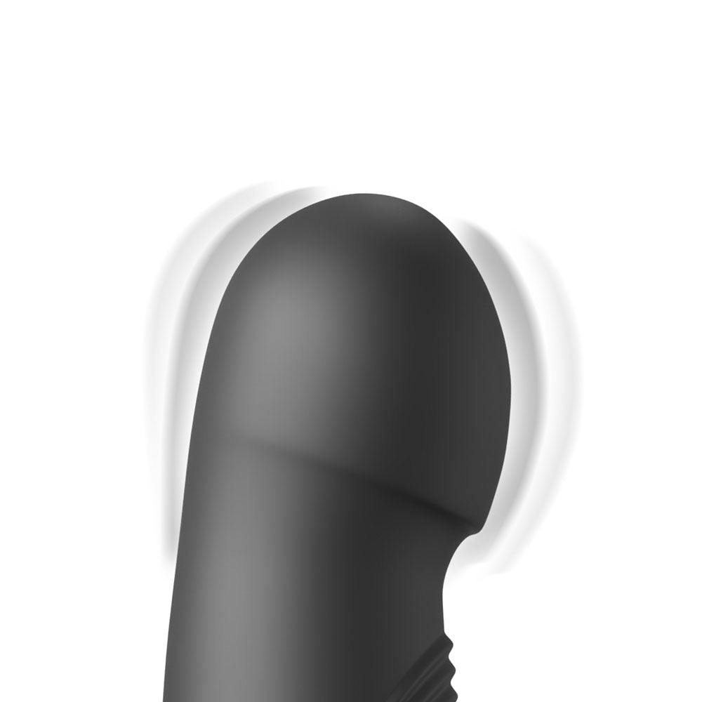 Fetish Fantasy Series Pogo Thruster - Black USB Rechargeable 23.5 cm Gyrating Rabbit Vibrator – Sex toys NZ by Naughtyhut. Discreet delivery nationwide.