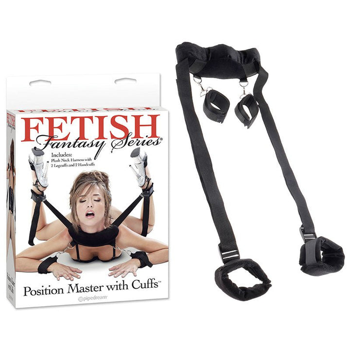 Fetish Fantasy Series Position Master With Cuffs - Restraint Set – Sex toys NZ by Naughtyhut. Discreet delivery nationwide.