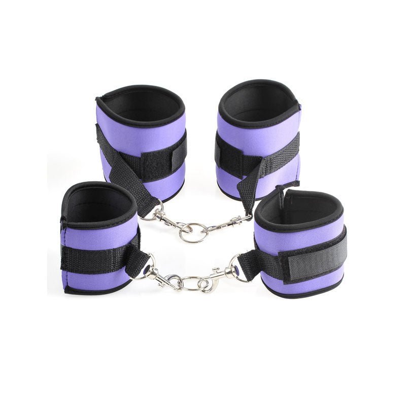 Fetish Fantasy Series Purple Pleasure Bondage Set - 8 Piece Set – Sex toys NZ by Naughtyhut. Discreet delivery nationwide.