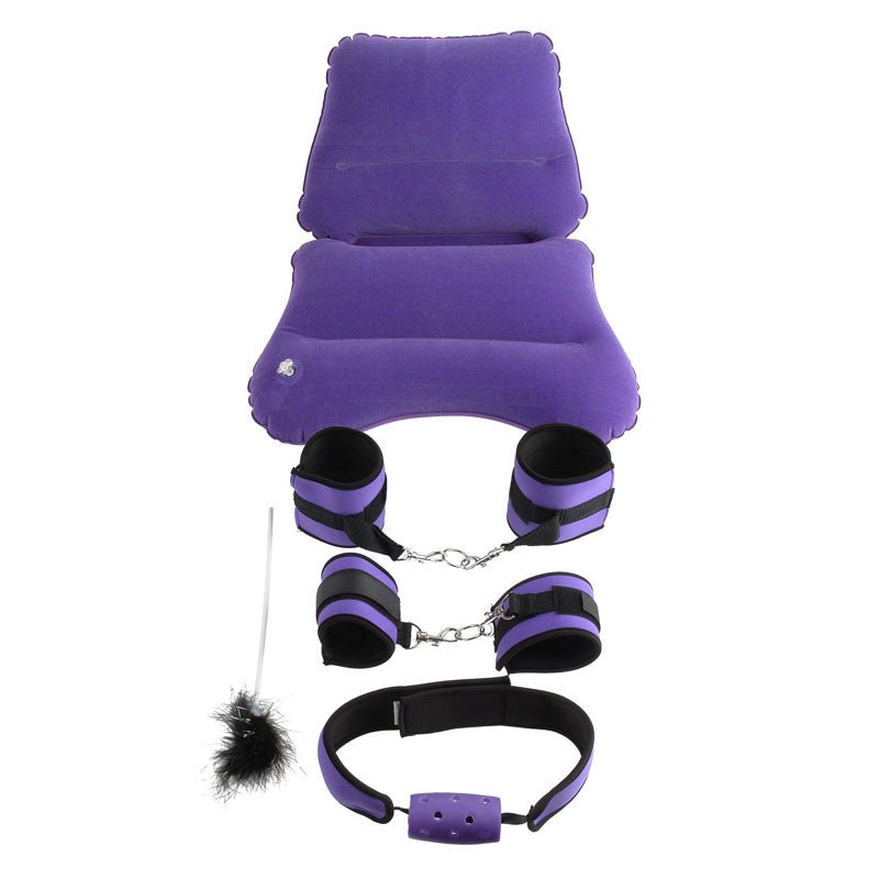 Fetish Fantasy Series Purple Pleasure Bondage Set - 8 Piece Set – Sex toys NZ by Naughtyhut. Discreet delivery nationwide.