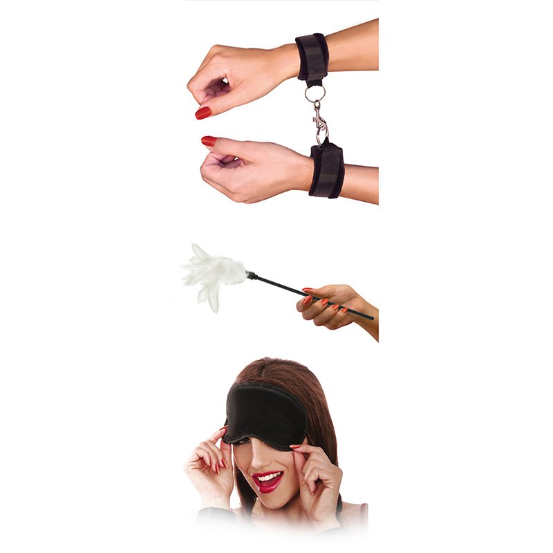 Buy Fetish Fantasy Series Sensual Seduction Kit - 3 Piece Set – Naughtyhut NZ sex toys online. Discreet delivery & top brands.