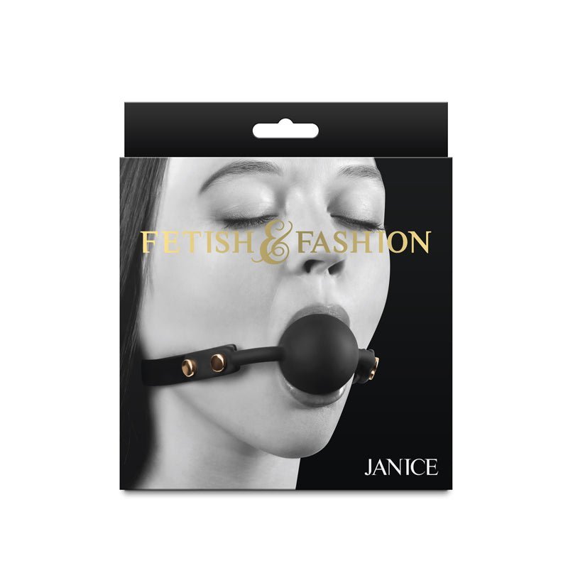 Fetish & Fashion - Janice - Black - Black Mouth Restraint – Sex toys NZ by Naughtyhut. Discreet delivery nationwide.