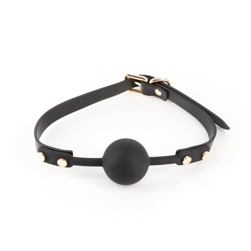 Fetish & Fashion - Janice - Black - Black Mouth Restraint – Sex toys NZ by Naughtyhut. Discreet delivery nationwide.