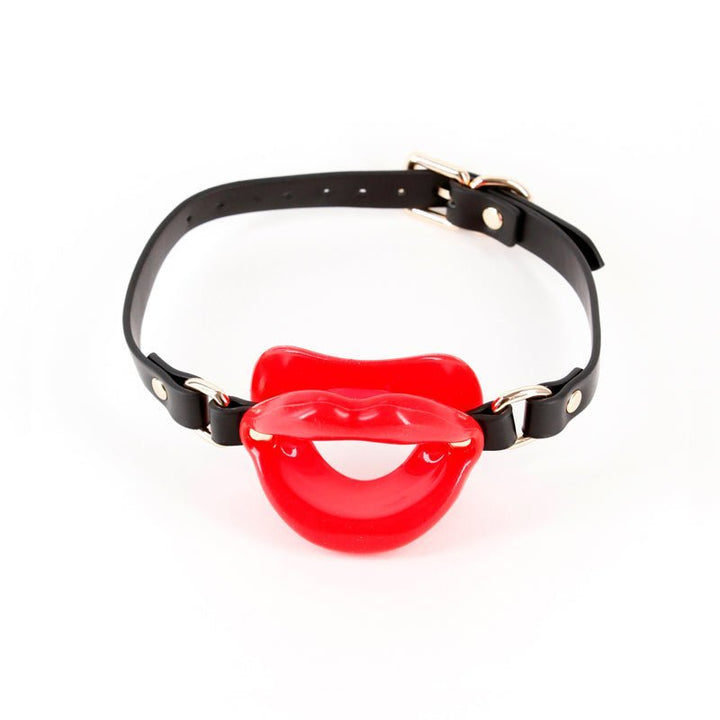 Fetish & Fashion - Kourtney - Red Lips Open Mouth Restraint – Sex toys NZ by Naughtyhut. Discreet delivery nationwide.