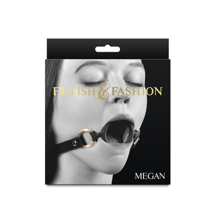 Fetish & Fashion - Megan - Black - Black Mouth Restraint – Sex toys NZ by Naughtyhut. Discreet delivery nationwide.
