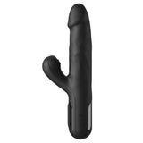 Buy FFS Sonix Silicone Thruster - Black 22 cm USB Rechargeable Thrusting Vibrator with Flicking Clit Stim – Naughtyhut NZ sex toys online. Discreet delivery & top brands.