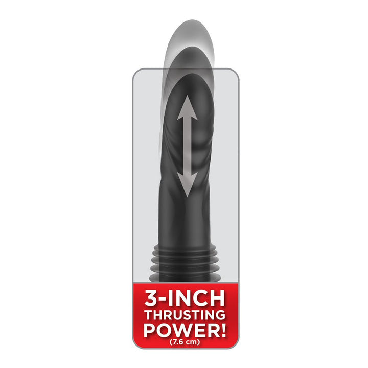 FFS Ultimate Silicone Thruster - Black - Black USB Rechargeable Thrusting Vibrator – Sex toys NZ by Naughtyhut. Discreet delivery nationwide.