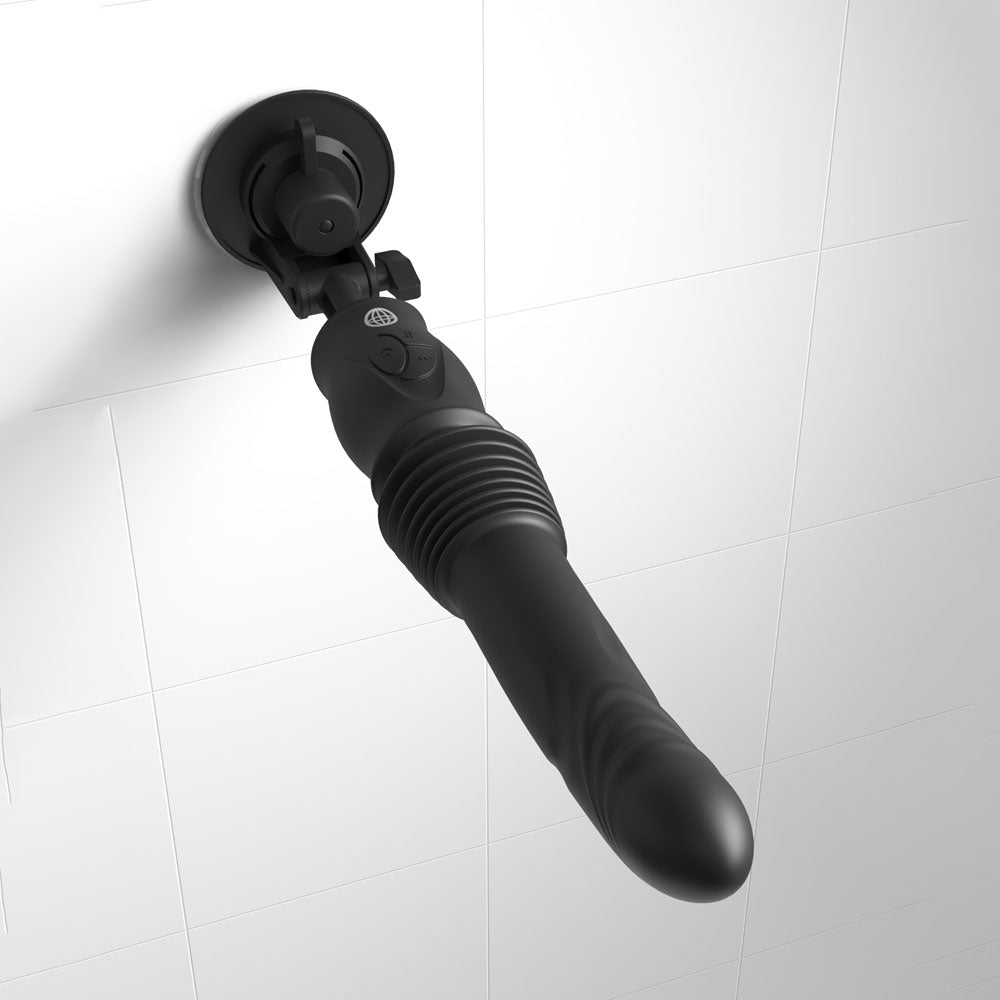 Buy FFS Ultimate Silicone Thruster - Black - Black USB Rechargeable Thrusting Vibrator – Naughtyhut NZ sex toys online. Discreet delivery & top brands.