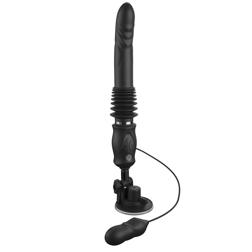 Buy FFS Ultimate Silicone Thruster - Black - Black USB Rechargeable Thrusting Vibrator – Naughtyhut NZ sex toys online. Discreet delivery & top brands.