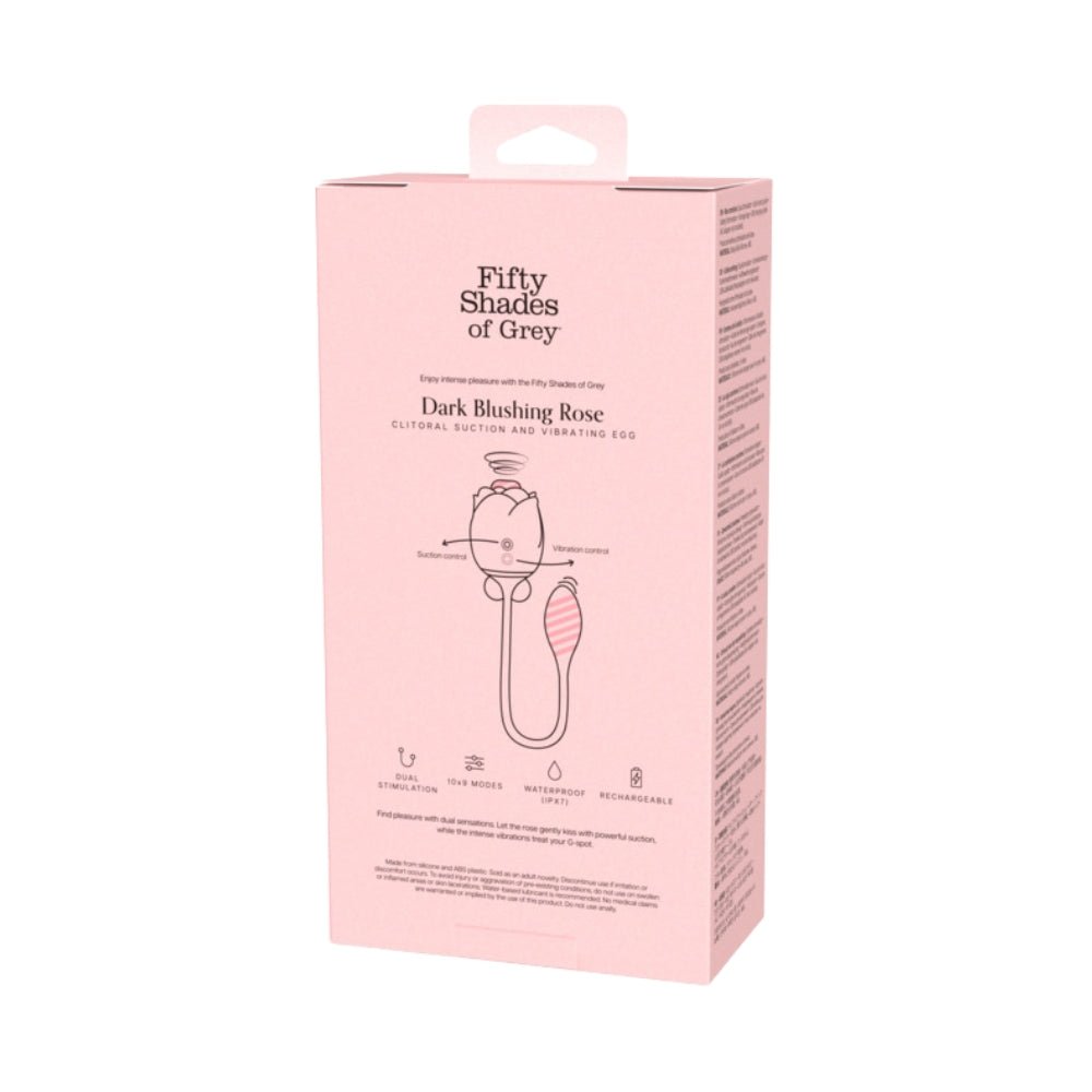 Buy Fifty Shades of Grey Dark Blushing Rose – Naughtyhut NZ sex toys online. Discreet delivery & top brands.
