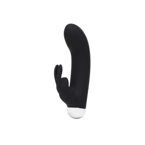 Fifty Shades of Grey Greedy Girl Mini Rabbit in Black, compact with white base tip