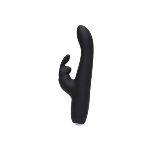 Fifty Shades of Grey Greedy Girl Rechargeable Slimline Rabbit Vibrator Black – Sex toys NZ by Naughtyhut. Discreet delivery nationwide.