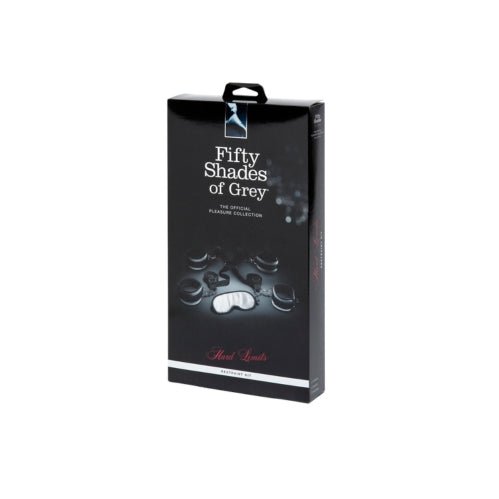 Fifty Shades of Grey Hard Limits Restraint Kit Silver – Sex toys NZ by Naughtyhut. Discreet delivery nationwide.