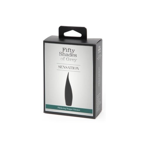 Fifty Shades of Grey Sensation Rechargeable Flickering Tongue Vibrator Black – Sex toys NZ by Naughtyhut. Discreet delivery nationwide.