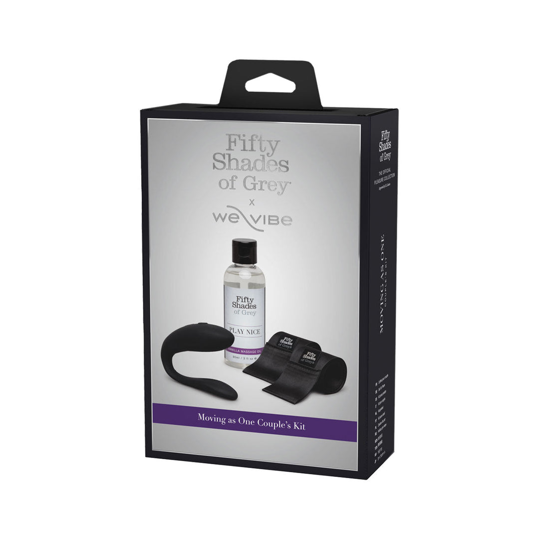 Fifty Shades of Grey x We - Vibe Sync Lite - Moving as One Couple Kit (Black 3 Piece) – Sex toys NZ by Naughtyhut. Discreet delivery nationwide.