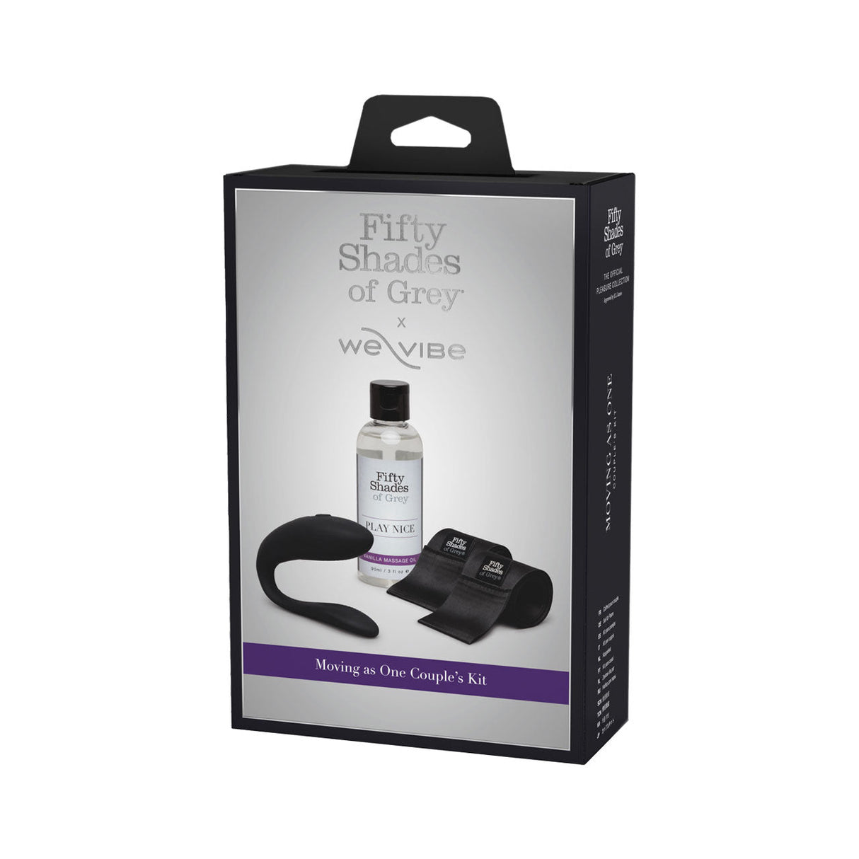 Buy Fifty Shades of Grey x We - Vibe Sync Lite - Moving as One Couple Kit (Black 3 Piece) – Naughtyhut NZ sex toys online. Discreet delivery & top brands.