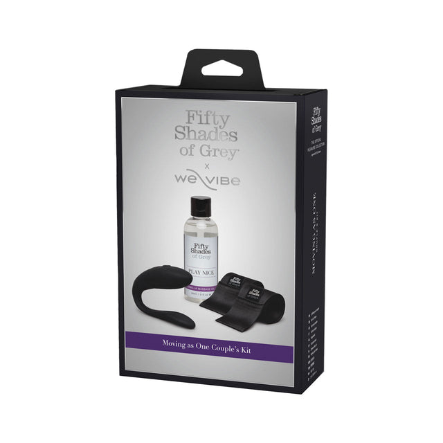 Buy Fifty Shades of Grey x We - Vibe Sync Lite - Moving as One Couple Kit (Black 3 Piece) – Naughtyhut NZ sex toys online. Discreet delivery & top brands.