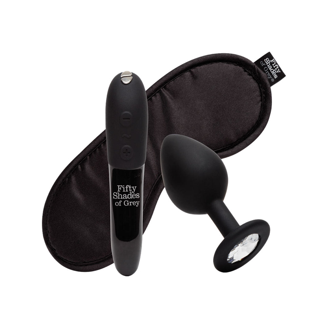 Fifty Shades of Grey X We - Vibe Tango X - Come to Bed Couple's Kit (Black 3 Piece) – Sex toys NZ by Naughtyhut. Discreet delivery nationwide.