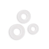 Buy Firefly - 3pc Bubble Rings - White - Glow in Dark Cock Rings - Set of 3 Sizes – Naughtyhut NZ sex toys online. Discreet delivery & top brands.