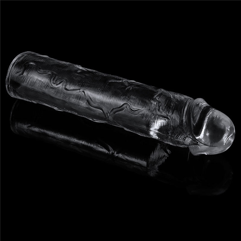 Buy Flawless Clear Penis Sleeve 2'' - Clear 5 cm Penis Extender Sleeve – Naughtyhut NZ sex toys online. Discreet delivery & top brands.