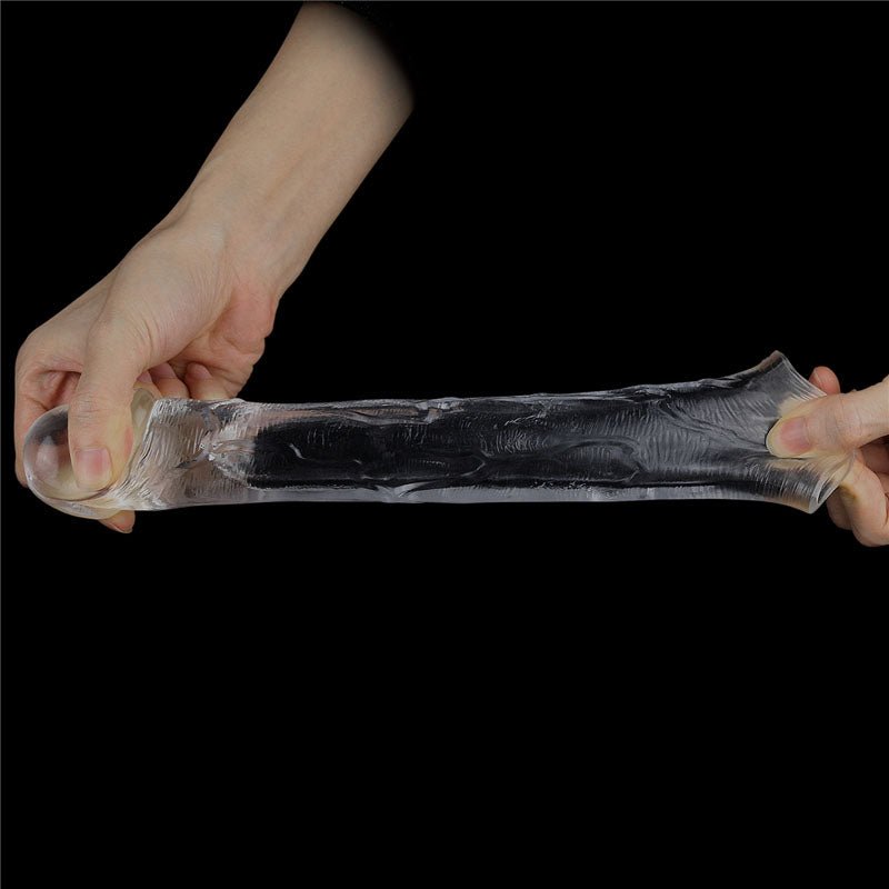 Buy Flawless Clear Penis Sleeve 2'' - Clear 5 cm Penis Extender Sleeve – Naughtyhut NZ sex toys online. Discreet delivery & top brands.