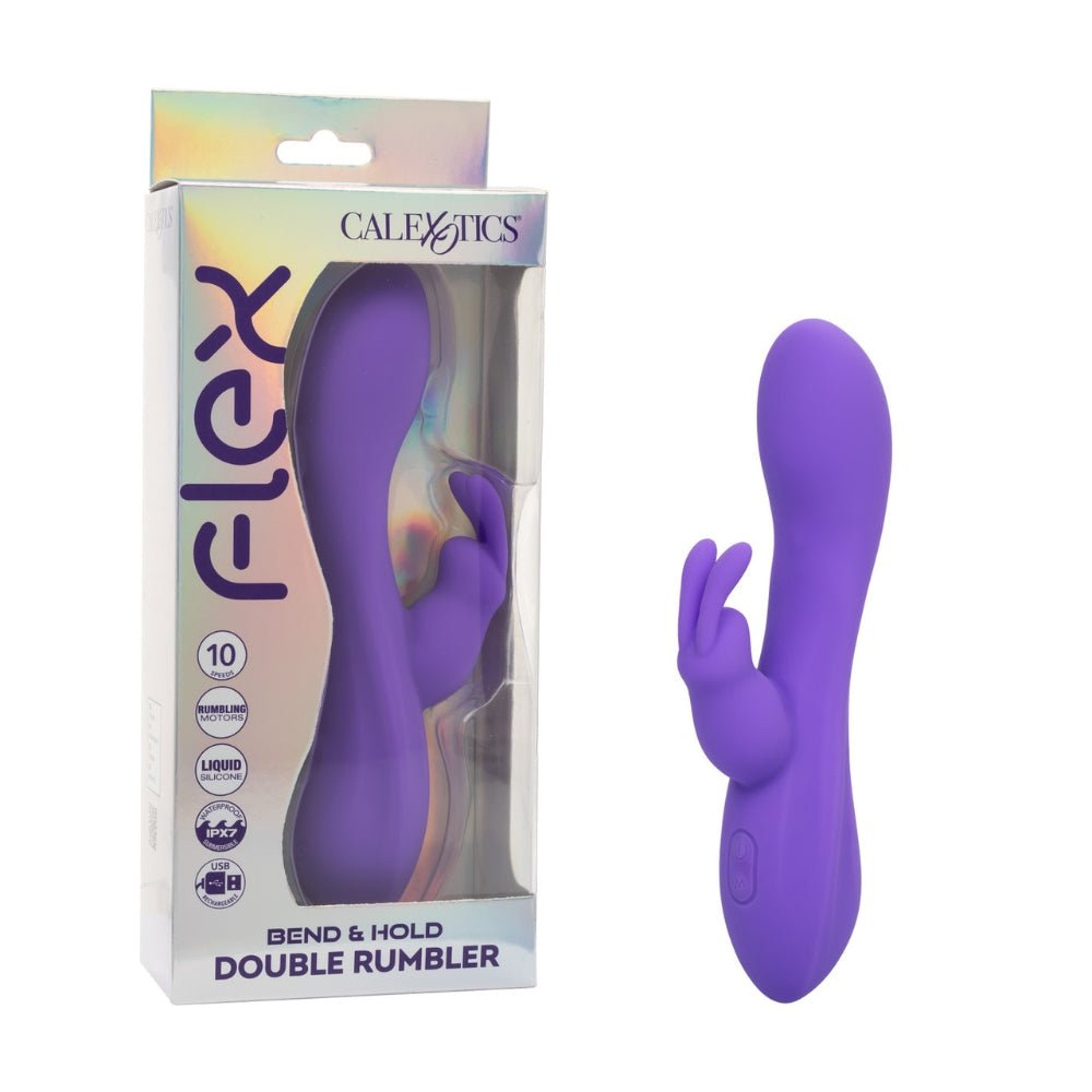 Buy Flex Bend & Hold Double Rumbler – Naughtyhut NZ sex toys online. Discreet delivery & top brands.