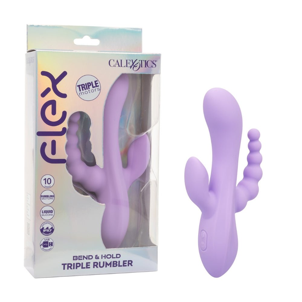 Buy Flex Bend & Hold Triple Rumbler – Naughtyhut NZ sex toys online. Discreet delivery & top brands.