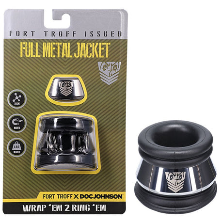 Buy Fort Troff - Full Metal Jacket - Black Ball Stretcher – Naughtyhut NZ sex toys online. Discreet delivery & top brands.