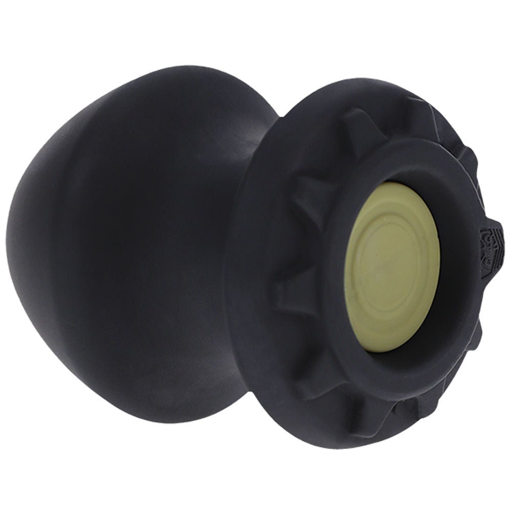 Fort Troff - Kum Keeper - Medium - Black Medium Hollow Butt Plug with Removeable Stopper – Sex toys NZ by Naughtyhut. Discreet delivery nationwide.
