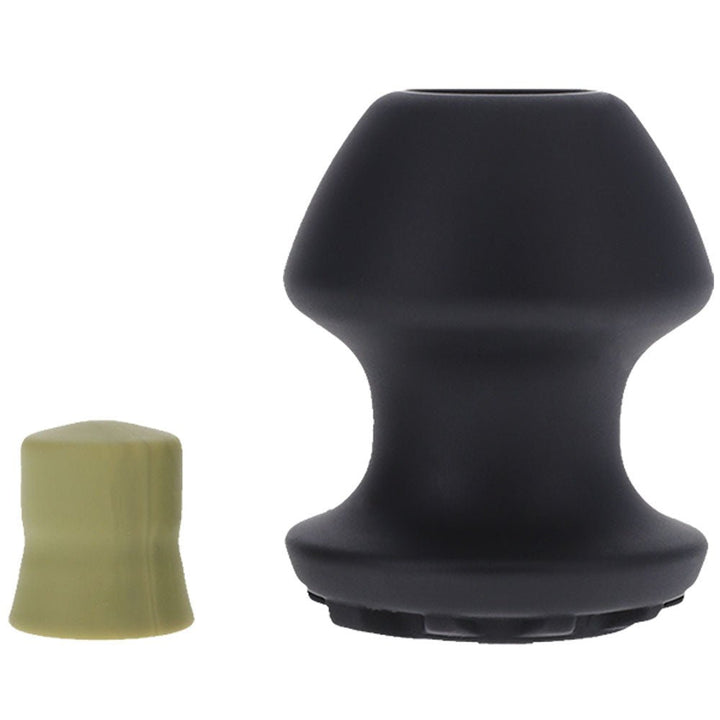 Fort Troff - Kum Keeper - Small - Black Small Hollow Butt Plug with Removeable Stopper – Sex toys NZ by Naughtyhut. Discreet delivery nationwide.