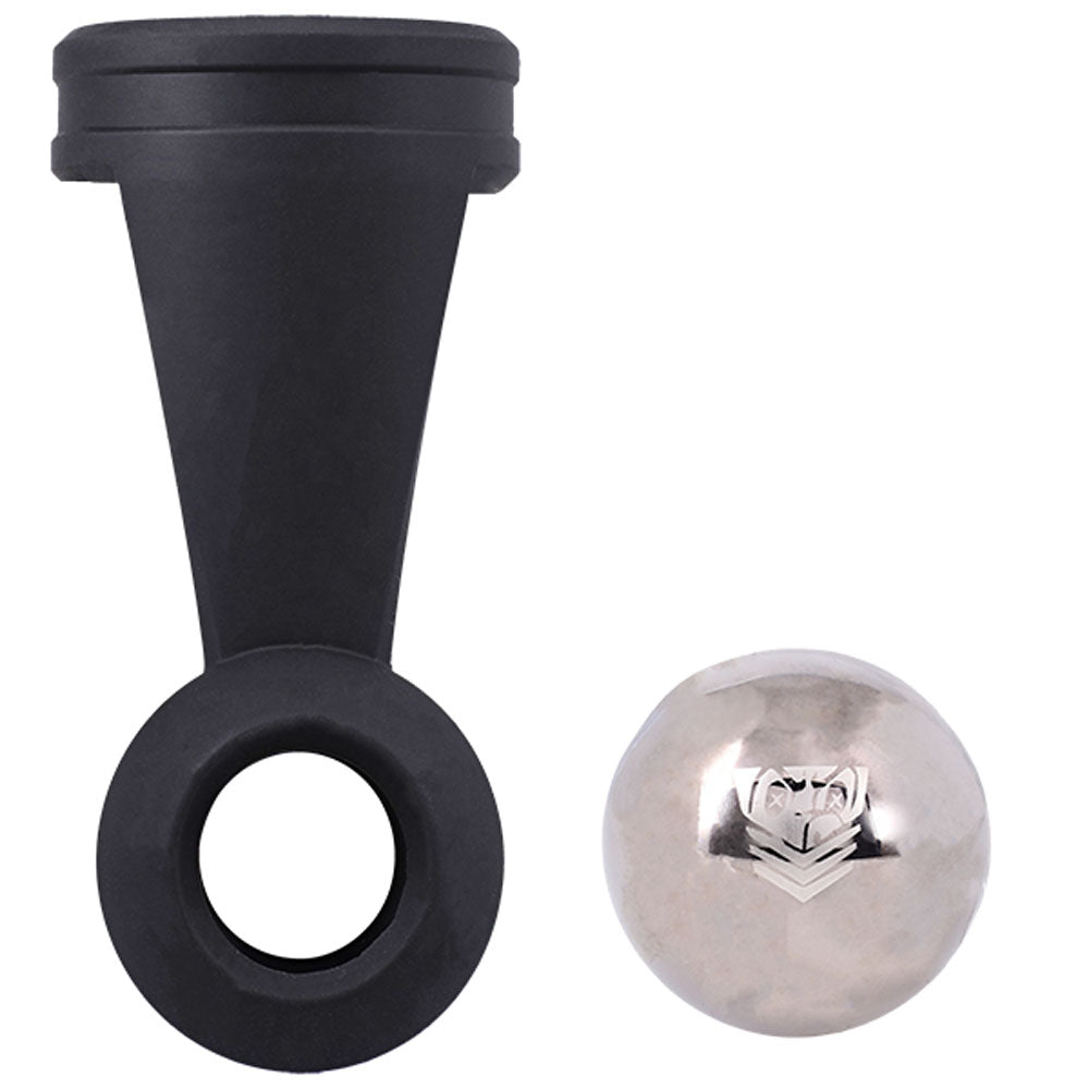 Fort Troff - Swing N' Hang - Black Weighted Ball Tugger – Sex toys NZ by Naughtyhut. Discreet delivery nationwide.