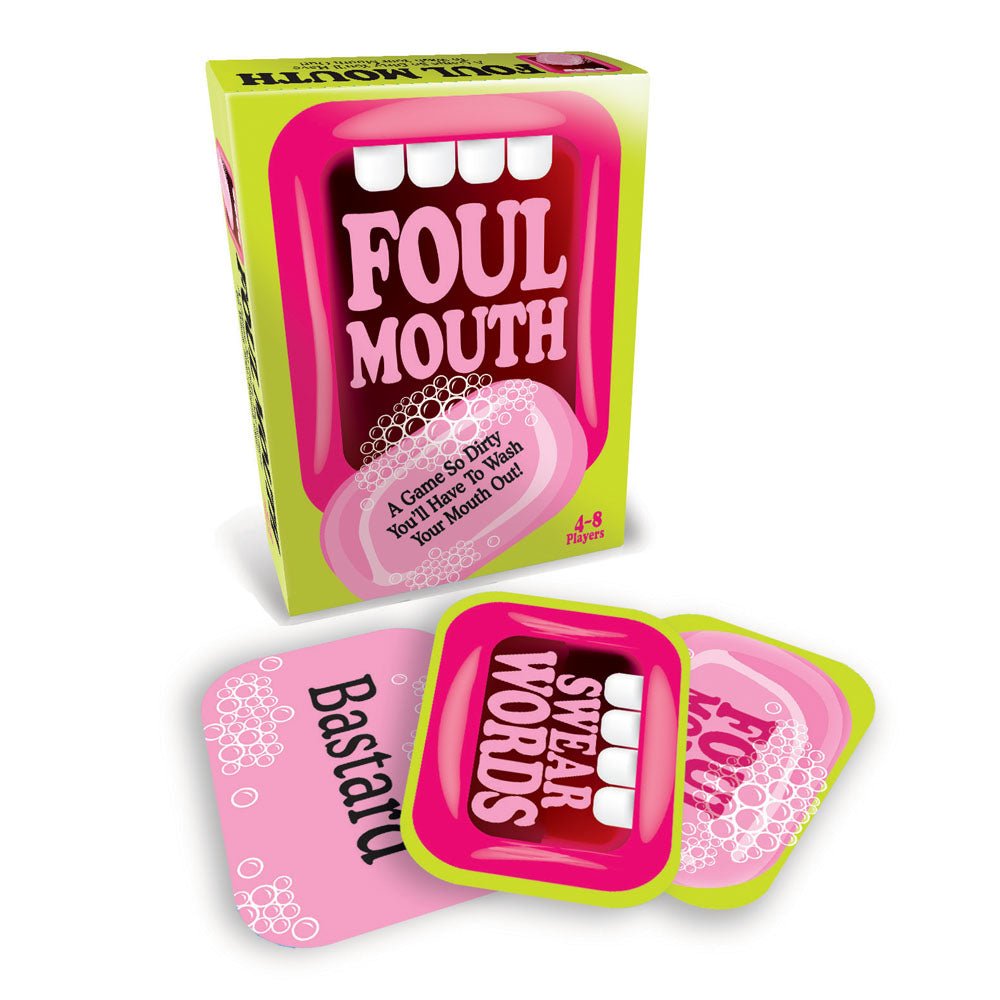 Buy Foul Mouth - Novelty Card Game – Naughtyhut NZ sex toys online. Discreet delivery & top brands.
